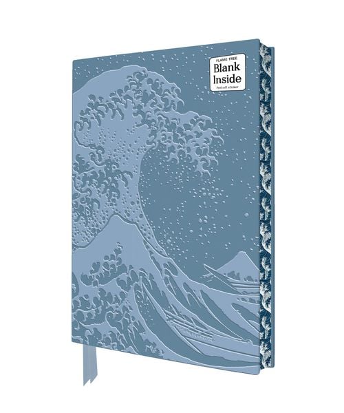 Produktbild: Exquisit Premium Notizbuch Blank DIN A5: Katsushika Hokusai, Die gro&szlig;e Welle