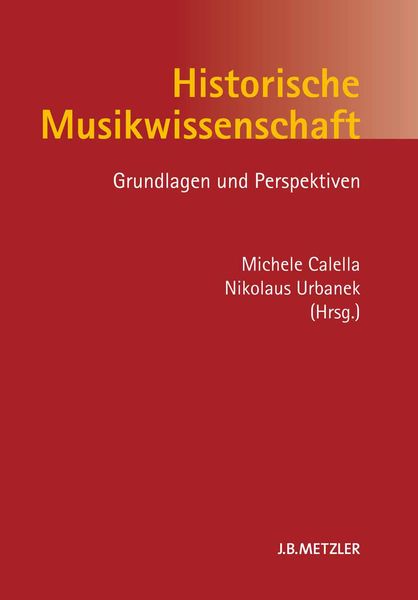 Produktbild: Historische Musikwissenschaft