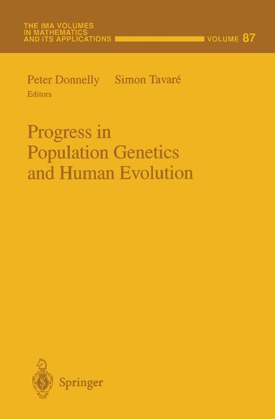 Produktbild: Progress in Population Genetics and Human Evolution