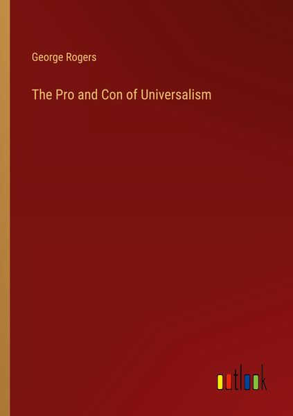 Produktbild: The Pro and Con of Universalism