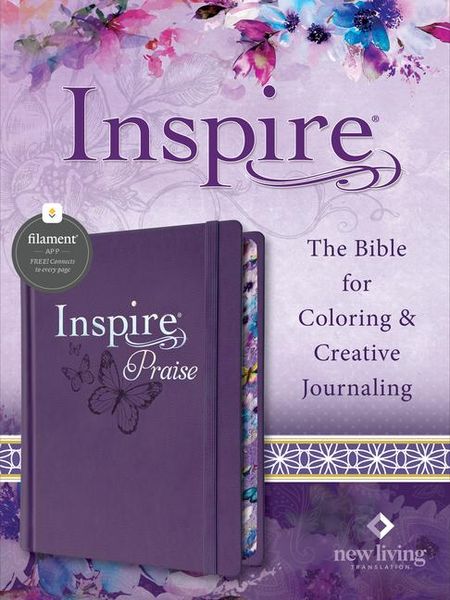 Produktbild: Inspire Praise Bible Nlt, Filament Enabled (Hardcover Leatherlike, Purple)