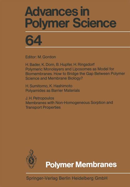 Produktbild: Polymer Membranes