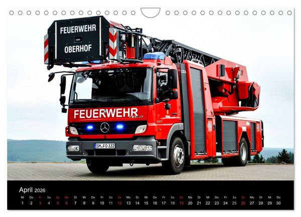 Produktbild: Einsatzfahrzeuge (Wandkalender 2026 DIN A4 quer), CALVENDO Monatskalender