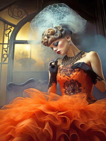 Produktbild: CALVENDO Puzzle Burlesque-T&auml;nzerin | 1000 Teile Lege-Gr&ouml;&szlig;e 64x48cm Foto-Puzzle f&uuml;r gl&uuml;ckliche Stunden