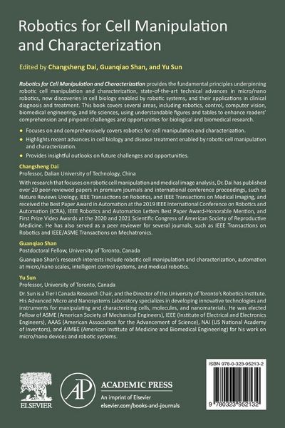 Produktbild: Robotics for Cell Manipulation and Characterization