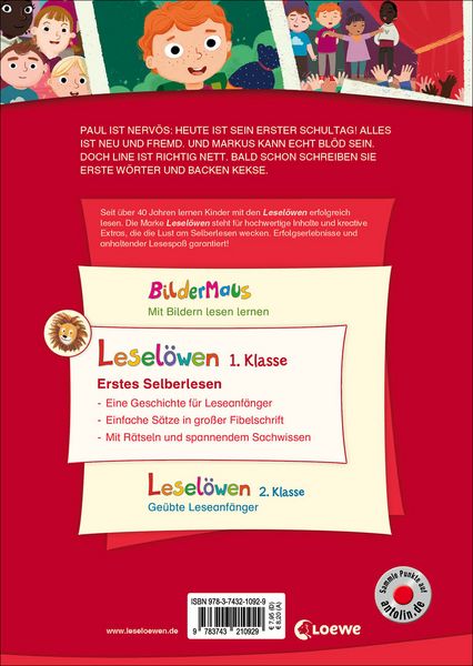 Produktbild: Lesel&ouml;wen 1. Klasse - Das beste erste Schuljahr (Gro&szlig;buchstabenausgabe)