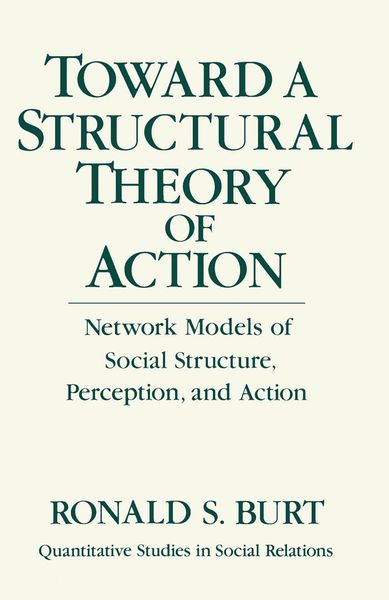 Produktbild: Toward a Structural Theory of Action