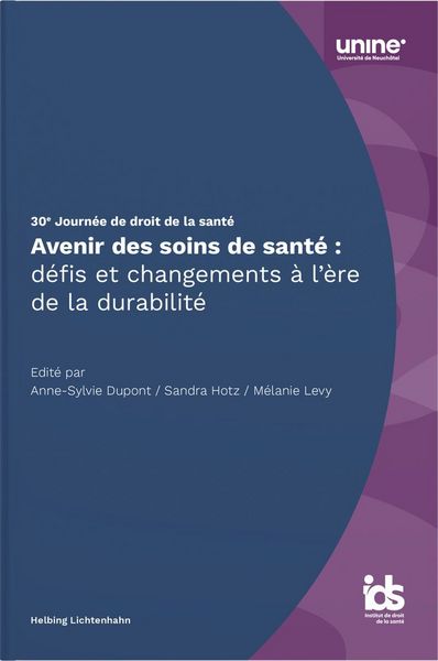 Produktbild: Avenir des soins de sant&eacute;: d&eacute;fis et changements &agrave; l'&egrave;re de la durabilit&eacute;