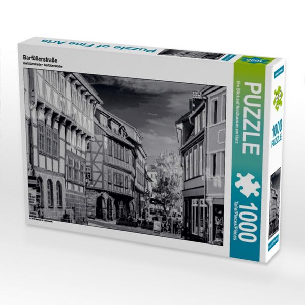 CALVENDO Puzzle Barfüßerstraße | 1000 Teile Lege-Größe 64 × 48 cm Foto-Puzzle für glückliche Stunden