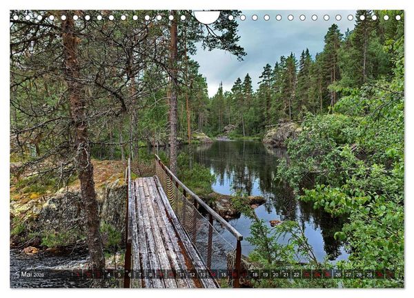 Produktbild: Wandern in Schweden - Einladung in die Natur (Wandkalender 2026 DIN A4 quer), CALVENDO Monatskalender