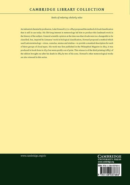 Produktbild: Essay on the Modifications of Clouds