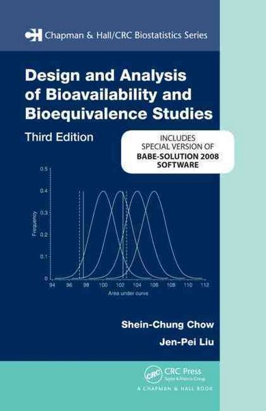 Produktbild: Design and Analysis of Bioavailability and Bioequivalence Studies, Third Edition Babe-Solution Bundle Version
