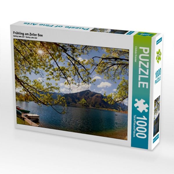 Produktbild: CALVENDO Puzzle Fr&uuml;hling am Zeller See 1000 Teile Puzzle quer | 1000 Teile Lege-Gr&ouml;&szlig;e 64 &times; 48 cm Foto-Puzzle f&uuml;r gl&uuml;ckliche Stunden