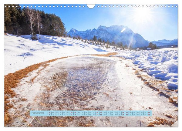 Produktbild: Mittenwald rundherum ein Wintertraum (Wandkalender 2026 DIN A3 quer), CALVENDO Monatskalender