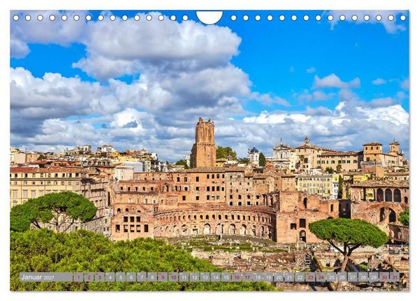 Produktbild: Rom - Ewige Stadt am Tiber (Wandkalender 2027 DIN A4 quer), CALVENDO Monatskalender