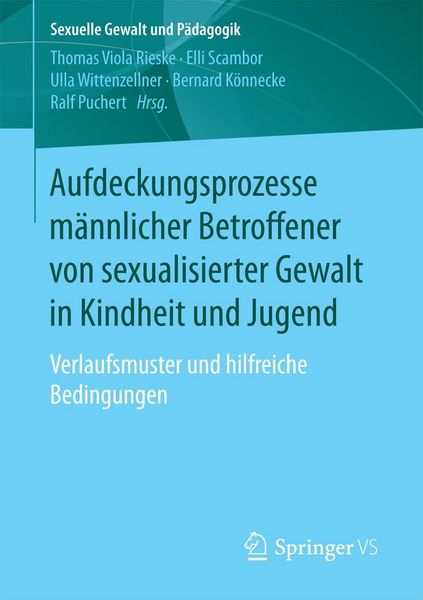 Produktbild: Aufdeckungsprozesse m&auml;nnlicher Betroffener von sexualisierter Gewalt in Kindheit und Jugend