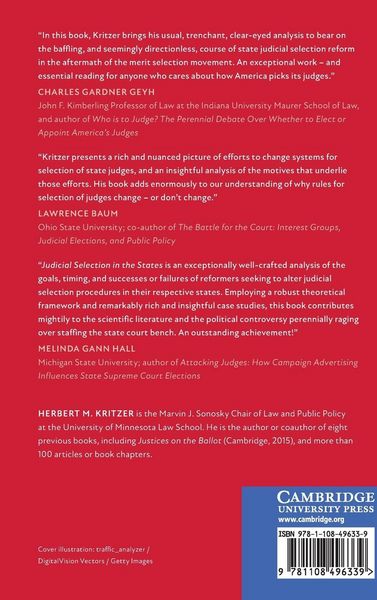 Produktbild: Judicial Selection in the States