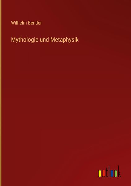 Produktbild: Mythologie und Metaphysik