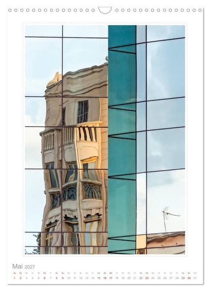 Produktbild: Spiegelungen in der Architektur (Wandkalender 2027 DIN A3 hoch), CALVENDO Monatskalender