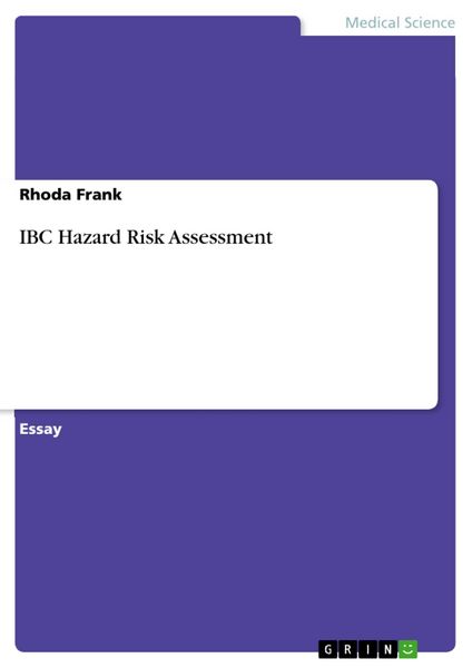 Produktbild: IBC Hazard Risk Assessment
