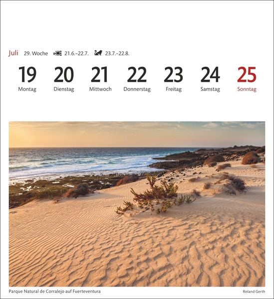 Produktbild: Spanien Sehnsuchtskalender 2027 - Wochenkalender mit 53 Postkarten