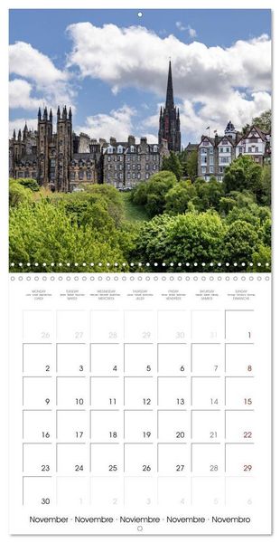 Produktbild: EDINBURGH History and urban idyll (Wall Calendar 2026 12 &times; 12 Inch) CALVENDO 12 Month Wall Calendar
