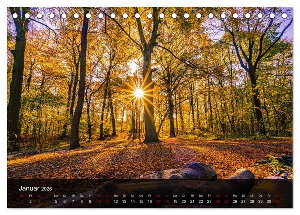 Produktbild: Wundervolle Naturlandschaften (Tischkalender 2026 DIN A5 quer), CALVENDO Monatskalender
