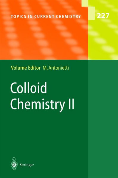 Produktbild: Colloid Chemistry II