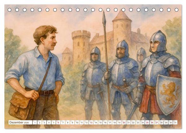Produktbild: Mark Twain (Tischkalender 2026 DIN A5 quer), CALVENDO Monatskalender
