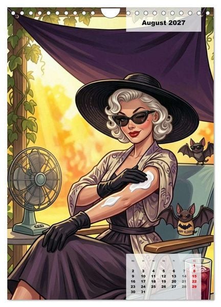 Produktbild: Vampir-Girls (Wandkalender 2027 DIN A4 hoch), CALVENDO Monatskalender