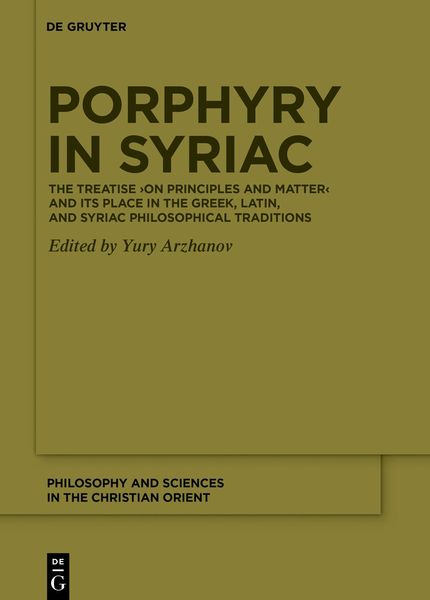 Produktbild: Porphyry in Syriac