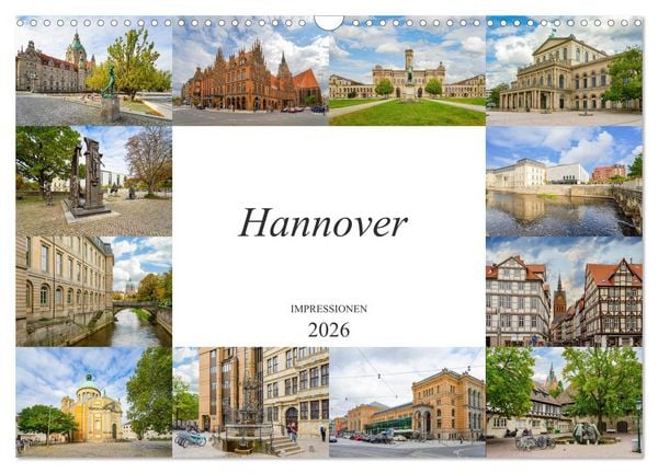Produktbild: Hannover Stadtansichten (Wandkalender 2026 DIN A3 quer), CALVENDO Monatskalender