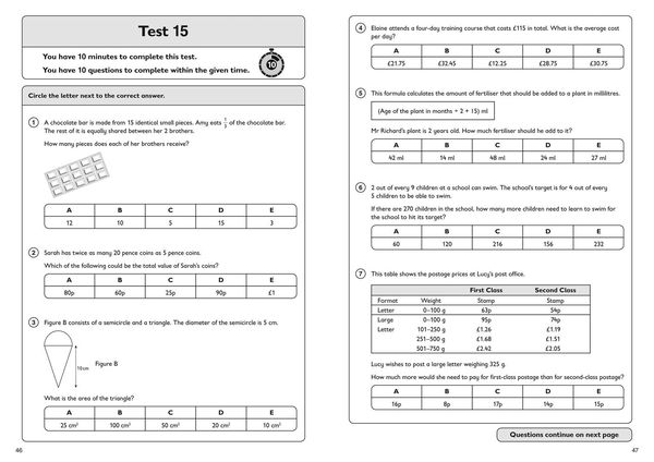 Produktbild: 11+ Maths Quick Practice Tests Age 9-10 (Year 5)