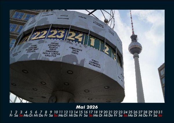Produktbild: Berlin 2026 Fotokalender DIN A5