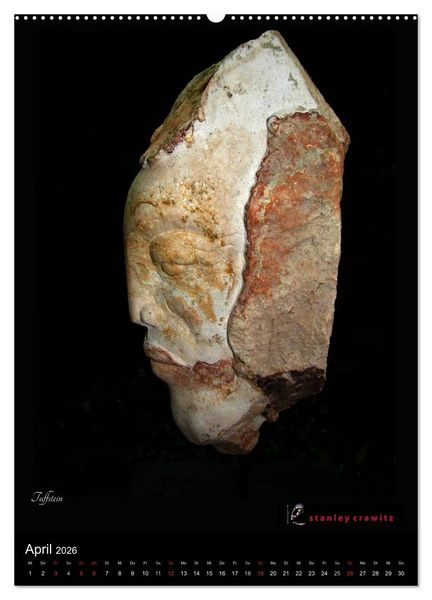 Produktbild: Kunstkalender 2026 - Encaustic und Tuffstein - Skulpturen (hochwertiger Premium Wandkalender 2026 DIN A2 hoch), Kunstdruck in Hochglanz