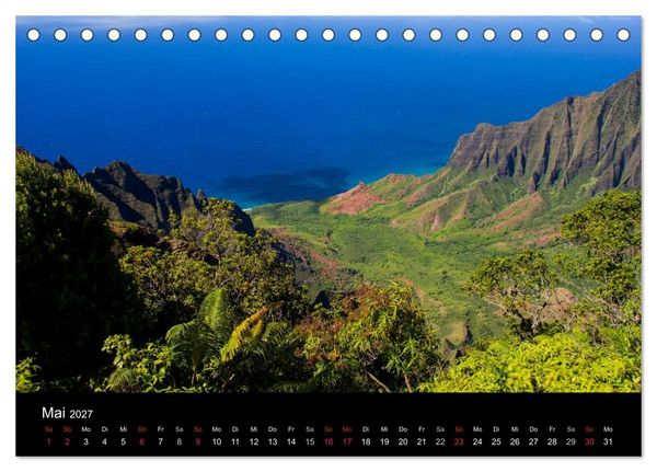 Produktbild: Paradiese der Erde - HAWAII (Tischkalender 2027 DIN A5 quer), CALVENDO Monatskalender