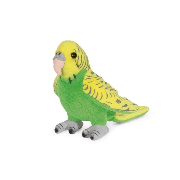 Produktbild: Teddy Hermann 94113 - Wellensittich, gr&uuml;n 13cm