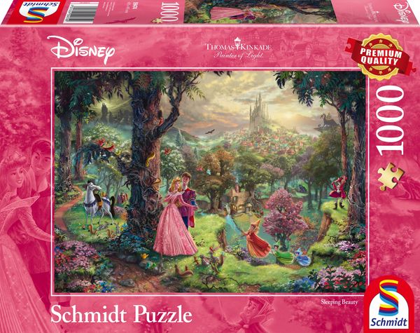 Schmidt 59474 - Thomas Kinkade, Disney Dornröschen, Puzzle