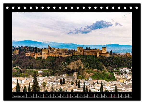 Produktbild: Andalusien - Die Seele Spaniens (Tischkalender 2026 DIN A5 quer), CALVENDO Monatskalender