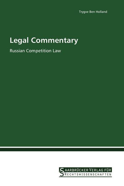 Produktbild: Legal Commentary