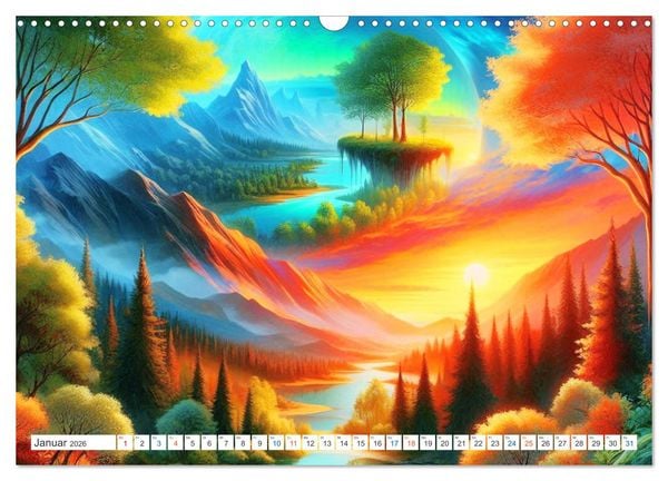 Produktbild: Futurplaneten (Wandkalender 2026 DIN A3 quer), CALVENDO Monatskalender