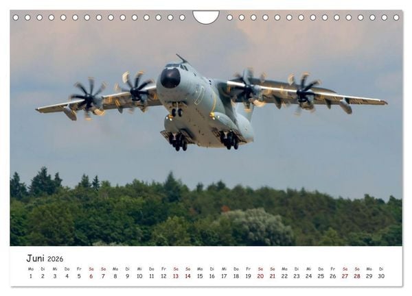 Produktbild: A400M LTG 62 (Wandkalender 2026 DIN A4 quer), CALVENDO Monatskalender