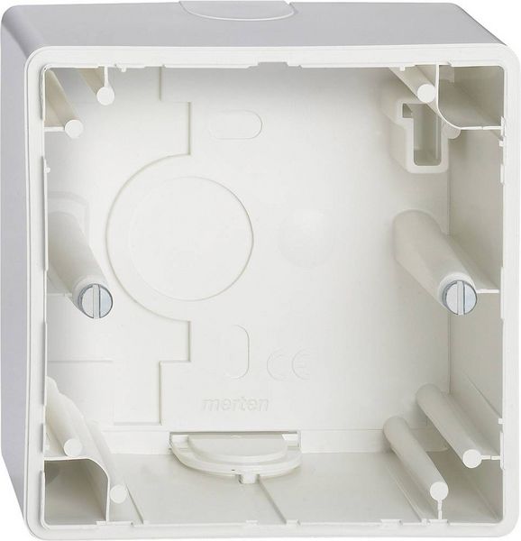 Produktbild: Merten 512119 Abzweigkasten (L x B x H) 37 x 80 x 80mm Wei&szlig; IP20 1St.