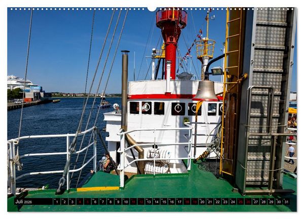 Produktbild: Feuerschiff Elbe 1 - In der Hansestadt Wismar (Wandkalender 2026 DIN A2 quer), CALVENDO Monatskalender