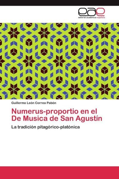 Produktbild: Numerus-proportio en el De Musica de San Agust&iacute;n