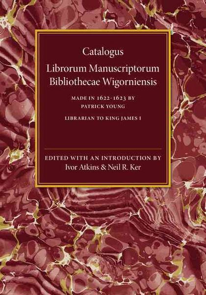 Produktbild: Catalogus Librorum Manuscriptorum Bibliothecae Wigorniensis