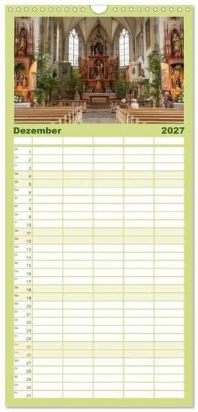 Produktbild: Familienplaner 2027 - Oberstdorf und Umgebung mit 5 Spalten (Wandkalender, 21 x 45 cm) CALVENDO