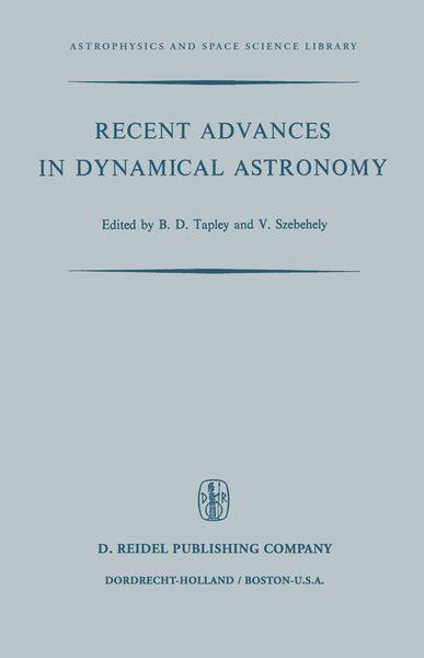 Produktbild: Recent Advances in Dynamical Astronomy