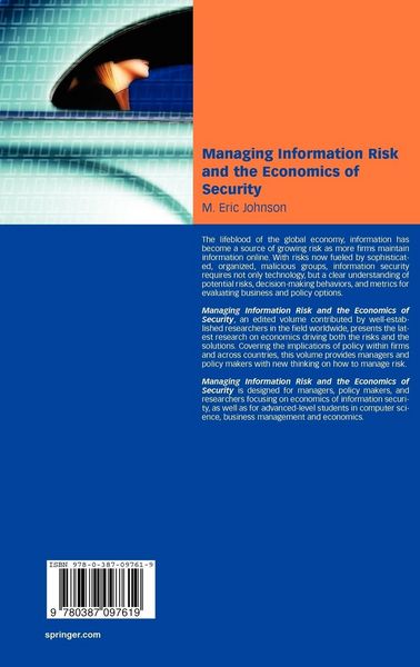 Produktbild: Managing Information Risk and the Economics of Security