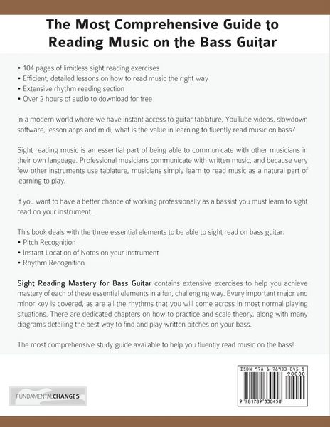 Produktbild: Sight Reading Mastery for Bass Guitar